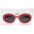 Gafas de sol Céline Triomphe rojo coral ovaladas - CL40194U 66A - vista 3