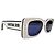 Christian Dior Occhiali da sole rettangolari Dior bianchi e navy - Pacific S1U 95B0 Bianco Blu navy