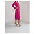 Vestido rosa de viscosa Dries Van Noten - vista 3