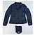 Moncler Leyla Giacca Imbottita Blu Navy - vista 3