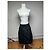 Vintage Burberry Polyester Gürtelrock Schwarz M - Ansicht 13