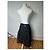 Vintage Burberry Polyester Gürtelrock Schwarz M - Ansicht 3