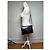 Vintage Givenchy asymmetrische Leder-Schultertasche schwarz - Ansicht 5