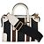 Borsa mini Double G in tela nera e bianca di Gucci Nero Bianco - vista 2