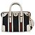 Borsa mini Double G in tela nera e bianca di Gucci Nero Bianco - vista 8