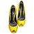 Dolce & Gabbana High Heels aus gelbem Lackleder