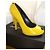 Dolce & Gabbana High Heels aus gelbem Lackleder - Ansicht 2