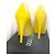 Dolce & Gabbana High Heels aus gelbem Lackleder - Ansicht 3