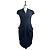 Christian Dior Kleid aus schwarzer Seide