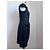 Christian Dior Kleid aus schwarzer Seide - Ansicht 4