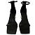 Sandali Rick Owens neri con tacco trasparente Nero - vista 2