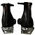 Sandali Rick Owens neri con tacco trasparente Nero - vista 3