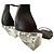 Sandali Rick Owens neri con tacco trasparente Nero - vista 8