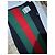 Sciarpa Gucci in lana a righe nero rosso verde - vista 9