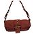 Borsa baguette Prada in pelle prugna Porpora