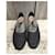 Acne Studios Richelieu Scarpe stringate nere in tela e pelle Nero - vista 3