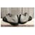 Acne Studios Richelieu Scarpe stringate nere in tela e pelle Nero - vista 6