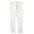 Autre Marque Pantalones de denim de algodón slim recto Blanco - vista 2