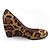 Décolleté con zeppa Gucci Interlocking G Harako Marrone - vista 5