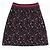 Falda de algodón Gucci Sherry Line Negro
