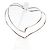 Tiffany & Co Orecchini a cerchio Open Heart AG925 di Tiffany&Co. Argento - vista 3