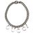 Collana Gucci Script Logo G intrecciata Accessori Argento