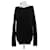 Prada Top negro de mangas largas