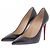 Christian Louboutin Schwarze Leder-Pumps
