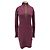 Vestido K-Way de neopreno burdeos