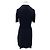 Maje kurzes schwarzes Kleid mit Golddetails - Ansicht 2