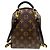 Zaino Palm Springs MINI Monogram Louis Vuitton Marrone Monogramma - vista 3