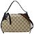 Borsa Gucci con emblema GG Nero Beige