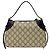 Borsa Gucci con emblema GG Nero Beige - vista 2