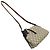 Borsa Gucci con emblema GG Nero Beige - vista 7