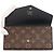 Sarah Portafoglio Monogramma Louis Vuitton Marrone - vista 7