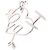 Collana I LOVE DIOR con freccia a cuore Christian Dior Argento - vista 2