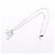 Collana I LOVE DIOR con freccia a cuore Christian Dior Argento - vista 3
