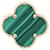 Bague Malachite Magic Alhambra de Van Cleef & Arpels Doré Vert  - vue 2