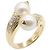 Bulgari Bague Bvlgari Passodoppio en perles et diamants Blanc Doré