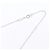 Tiffany & Co. T-Two Offene Horizontale Diamant-Halskette Silber - Ansicht 6