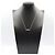 Tiffany & Co. T-Two Offene Horizontale Diamant-Halskette Silber - Ansicht 8