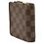 Cartera compacta con cremallera Damier Ebene marrón Louis Vuitton Castaño - vista 2