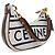 Céline Bolso de Hombro Ava de Textil Tejido Beige Mediano de Celine - vista 3