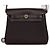 Hermès Mini Herbag in Pelle Marrone Scuro