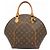 Borsa Louis Vuitton Monogram Ellipse MM Marrone