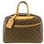 Borsa Vanity Bowling Monogram Louis Vuitton Marrone