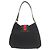 Borsa hobo in tela GG e pelle Gucci Nero - vista 3