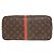 Borsa Louis Vuitton Neverfull MM Marrone Blu chiaro Monogramma - vista 3
