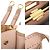 Fendi Peekaboo I.U. Medium Handtasche Pink - Ansicht 9
