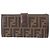 Fendi Zucca Pattern Brown Long Wallet - view 3
